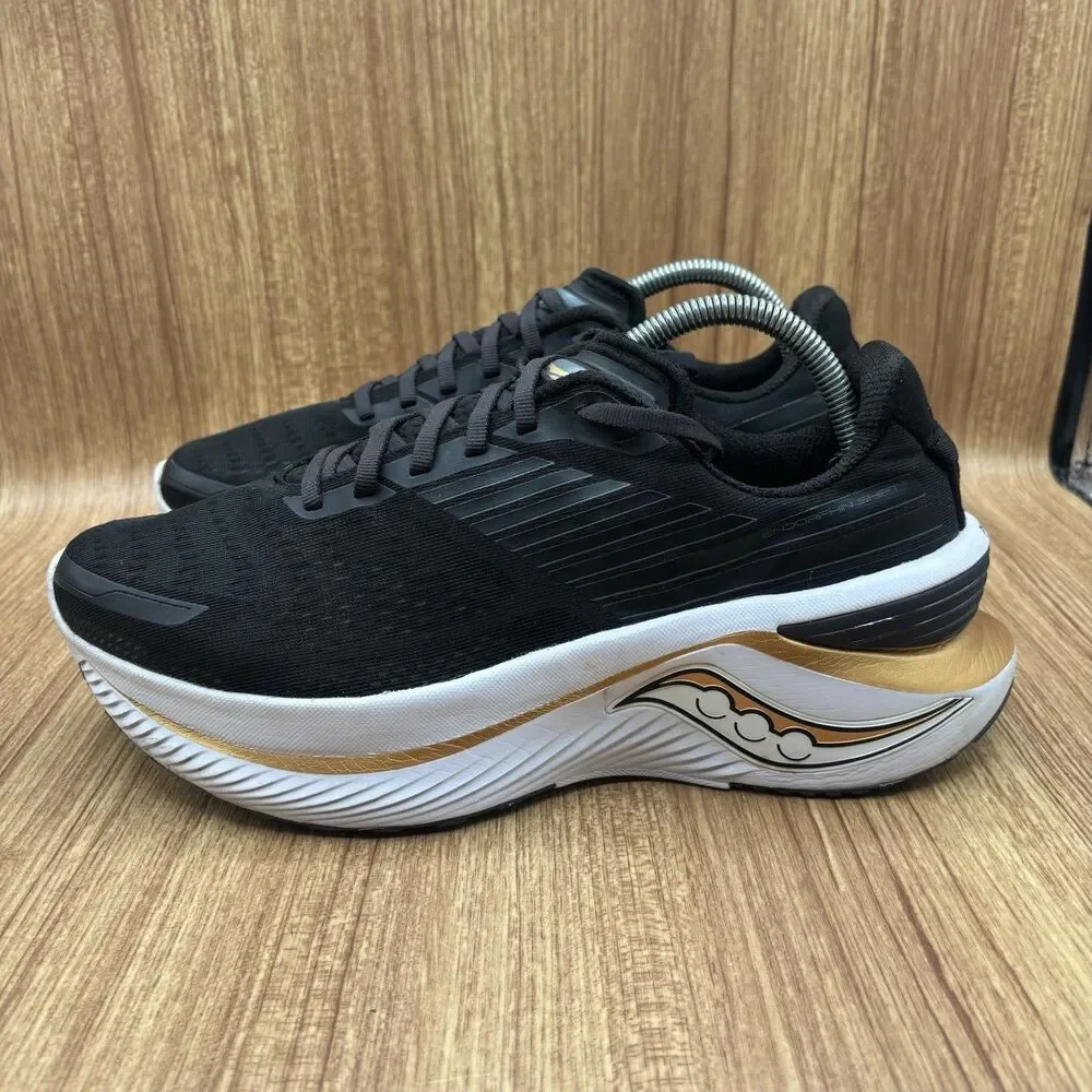 Saucony Endorphin Shift 3 Men's Size‎ 9 Black Gold Running Sneakers Shoes